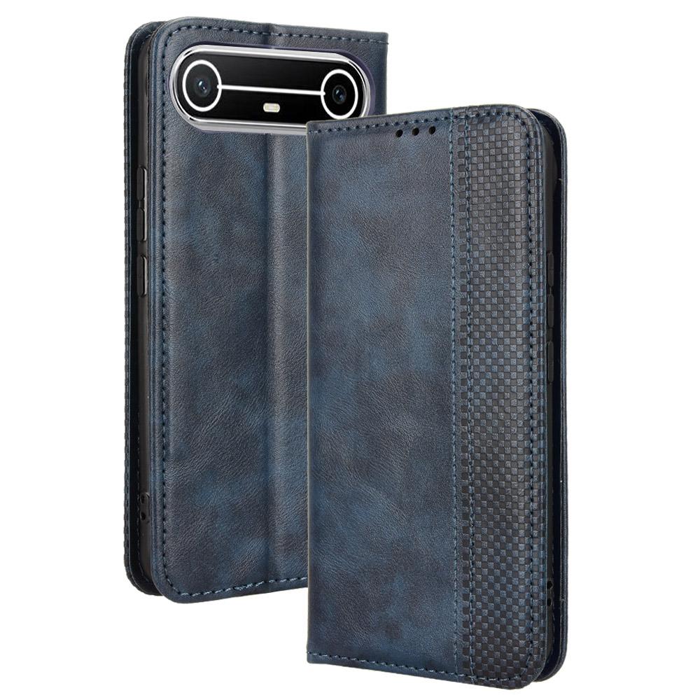 Flip Cover for Tecno Pova Slim / Tecno Spark Slim PU Leather Full-Body Protection [RFID Blocking] Phone Cases Wallet Cover