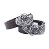 Men's Pull Belt Cowhide Designer Fashion Belt Harley Motorcycle Driver Personality Belt