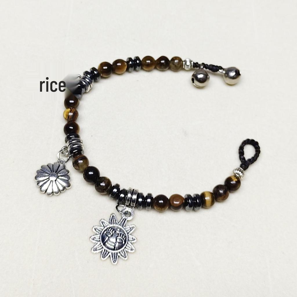 Vintage Tibetan Woven Bracelet with Ethnic Bells