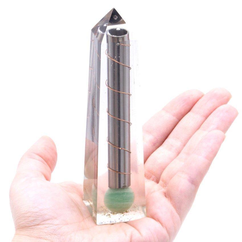 Orgonite Obelisk Green Aventurine 110x30 Mm