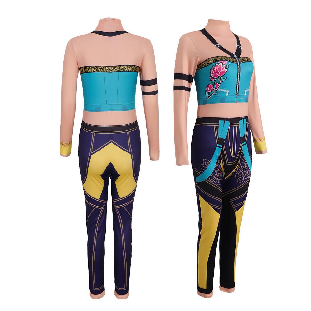 Demon Kpop Hunters Zoey Rumi Cosplay Jumpsuit Costume Performance Halloween