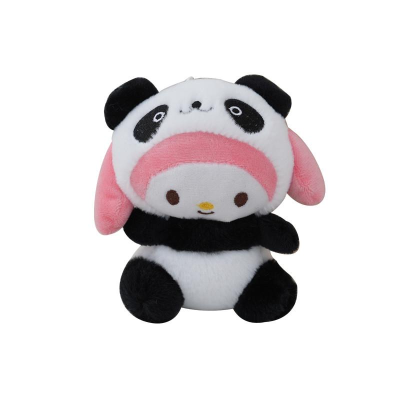 Adorable Panda Costume Pochacco Plush Toy Soft And Huggable Stuffed Animal Doll