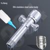 Yuneng 304 Stainless Steel Dual Outlet Angle Stop Valve