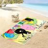 Barbapapa2 Print Beach Towel, Large Soft Quick Dry Towel for Beach Camping Swimming