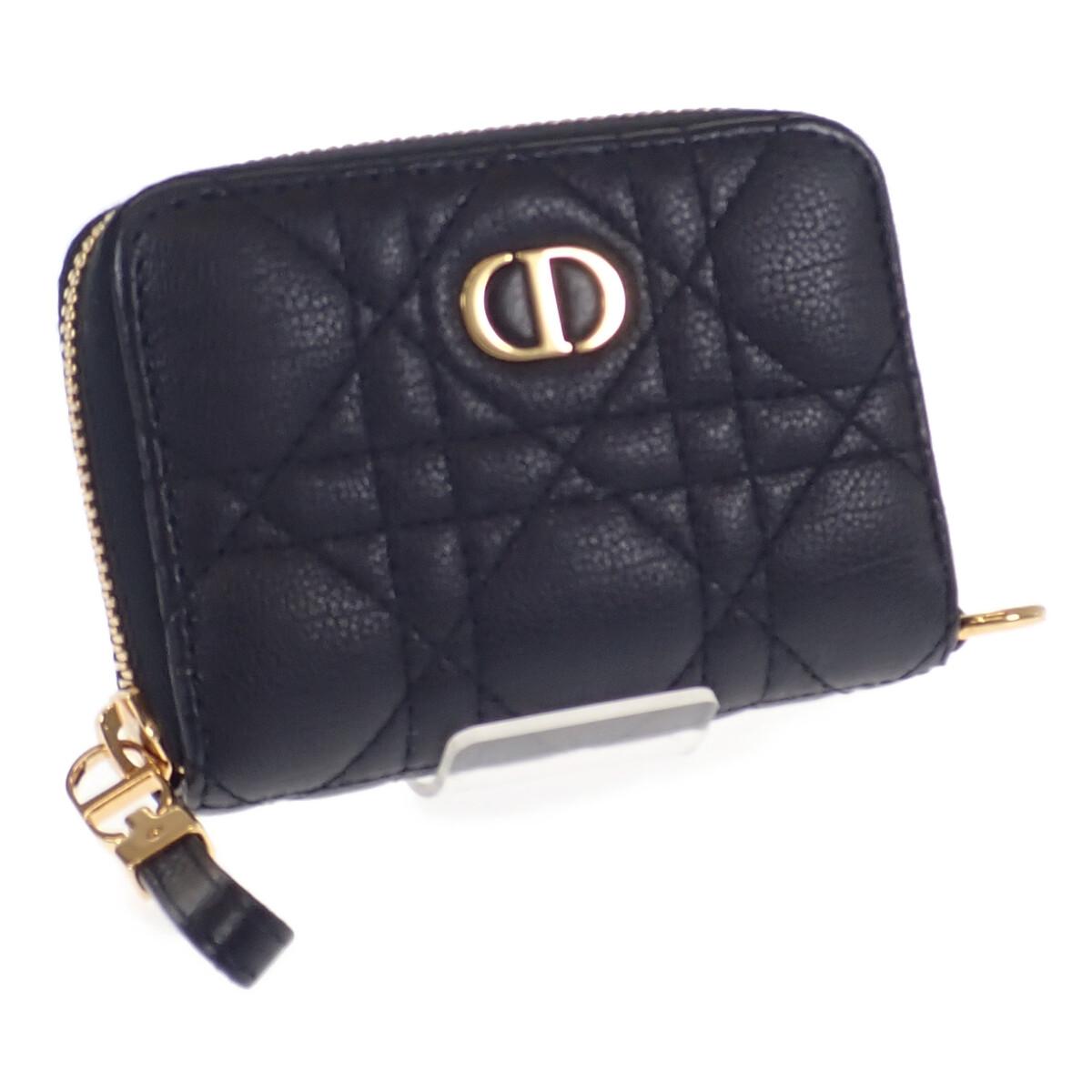

Dior S5034UWHC_M900 Card Case black Calfskin Women