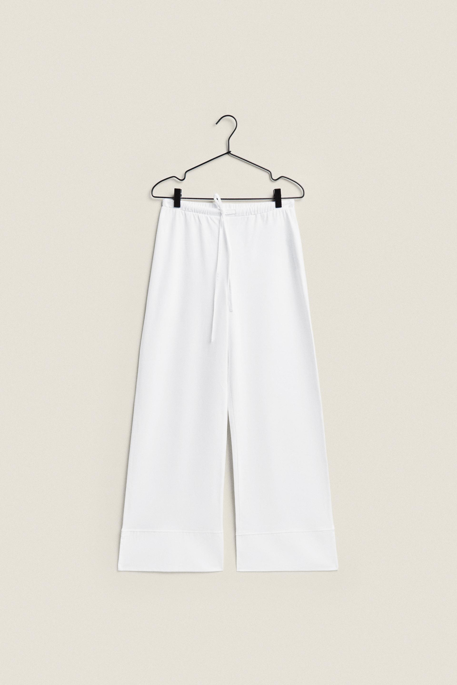 

БЕЛЫЕ ХЛОПКОВЫЕ БРЮКИ