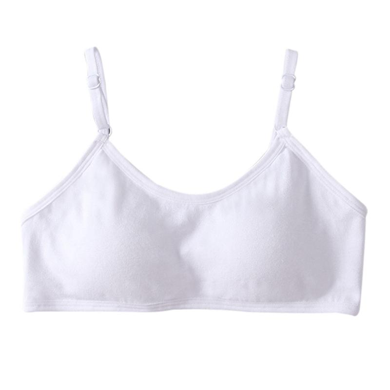 

Бюстгальтер для девочек, детский ежедневный бюстгальтер, тренировочные бюстгальтеры, мягкий и удобный однотонный детский бюстгальтер