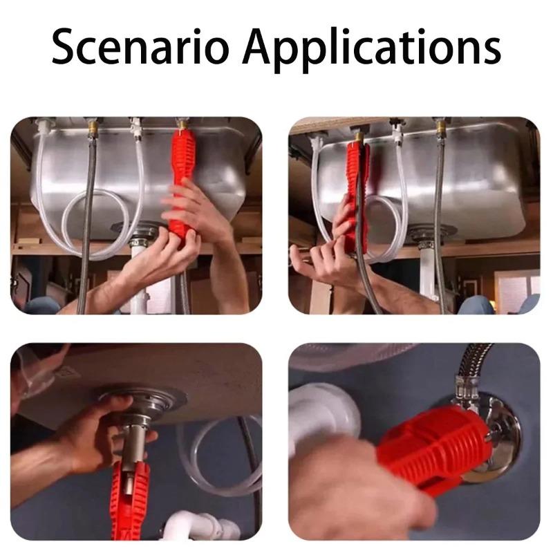 18 In 1 Faucet And Sink Installer Tool Tube Wrench For Home Repair Tube Wrench Plumbing Tools