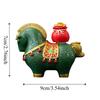 Tea Table Decoration Horse Miniature Chinese Style Zodiac Horse Ornaments Desktop Ornament  Office