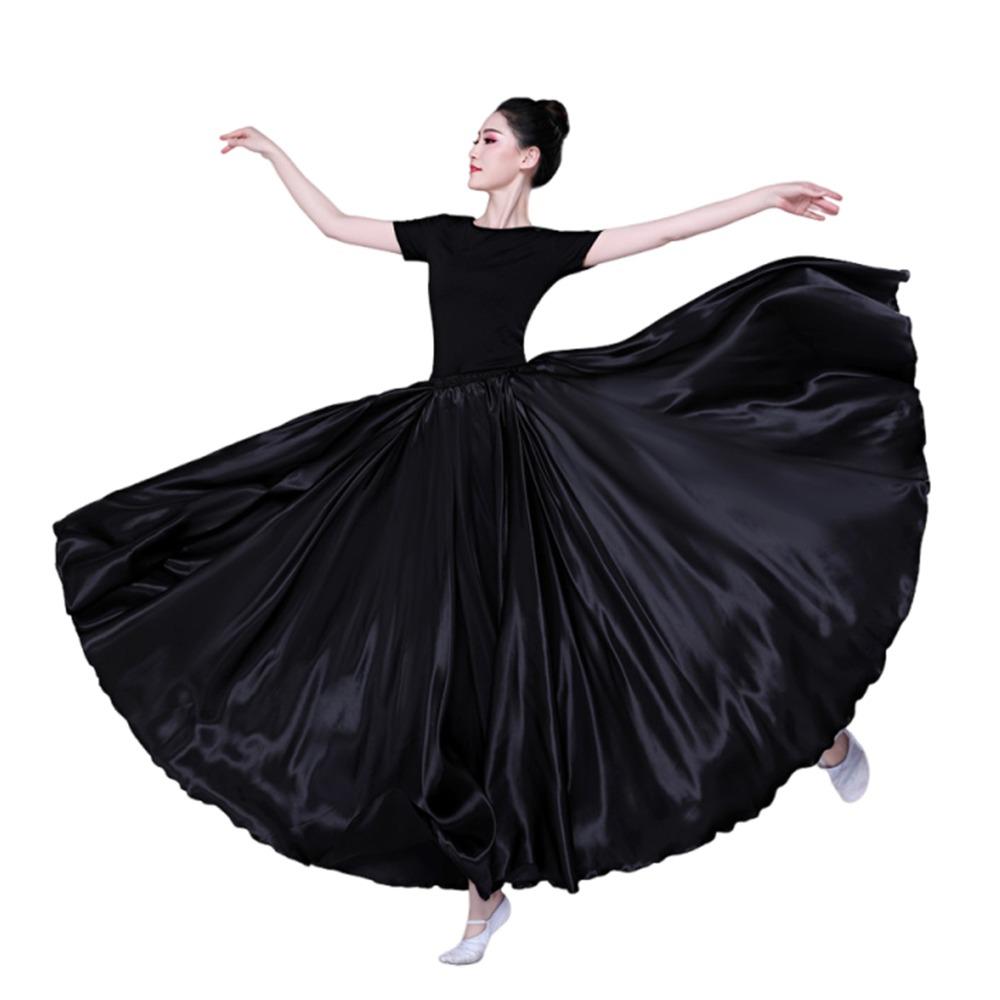 Carnival Spanish Flamenco Skirt Polyester Belly Dance Dress Fashion Paso Doble Dance Dress Women
