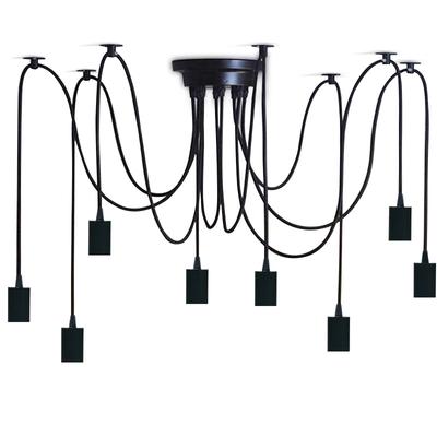 2m lungime 6/8/10/12/20 capete E27 candelabru cu mai multe capete Corpuri de iluminat de tavan Decor de perete(bec nu este inclus)