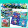 Baby Sensorische Erleuchtung Englisches Stoffbuch Mit Geräuschpapier Reißfest Und Waschbar Frühkindliches Pädagogisches Spielzeug