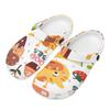 Unisex EVA Beach Shoes Colorful Printed Ventilated Easy Clean Slip On Beach Shoes Pool Area Bathroom Home Walking Shoes Beach Wear
