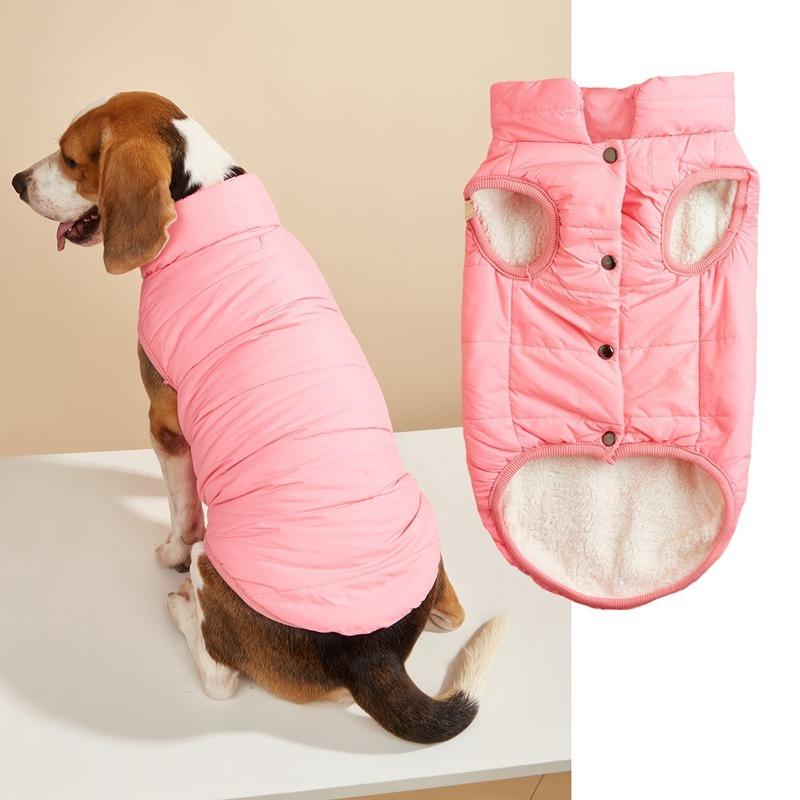 Pet Dog Clothing Small and Medium-sized Dog Autumn and Winter Cotton Jacket Teddy Thick Warm Clothes Jacket Vest Pet Accessories