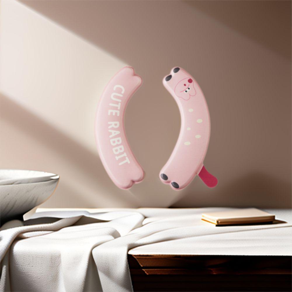 2SET Universal Cartoon Toilet Seat Cushion Waterproof with Handle EVA Toilet Seat Cover Washable Thicken Toilet Pad Home