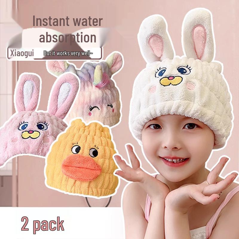 

Новая супервпитывающая милая детская шапочка для быстрой сушки волос – Не требует сушки феном 20x20