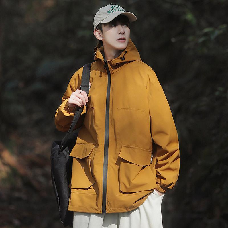 Nueva chaqueta de primavera de moda para hombre, estilo rufián, para exteriores, para adolescentes