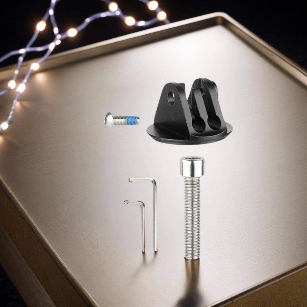 Bicycle Computer Stand with Wrench Bicycle Fork Stem Top Cap Extension Stand Computer Adapter Bracket for Camera Headlight