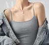 Ribbed Camisole Tank Top for Women - Slim Fit, Underarm Coverage, Spring/Summer/Autumn Wear
