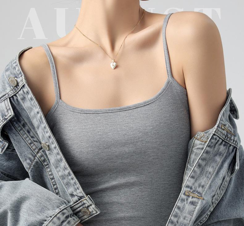 Ribbed Camisole Tank Top for Women - Slim Fit, Underarm Coverage, Spring/Summer/Autumn Wear