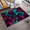 Colorful Tropical Leaves Pattern Carpet for Living Room Decor Suitable for use as an anti-slip for living room bedroom sofas