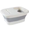 Foldable Footbath Massage Bucket Soaking Bucket Folding Spa Foot Bath Bucket Household Sauna Bathtub Pedicure Bath Supplies Pink
