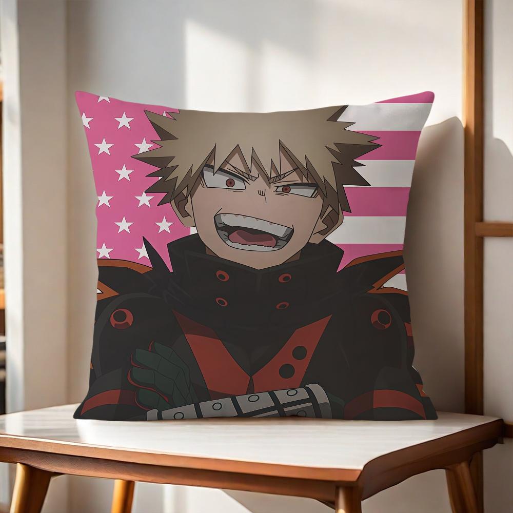 Katsuki Bakugo My Hero cushion cover For Pillow Sofa Printing Decoration Room Home Office Coffee Shop Car Nordic Simplicity