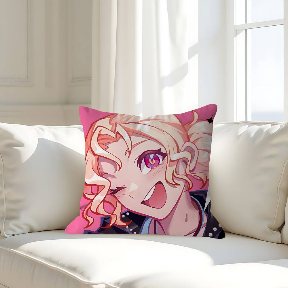 S-Slash Girl E-Endless Run Cushion Cover Pillow Cover Decor Pillowcase Printed Cushion Case For Couch