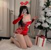 Tube Top Plush Christmas Girl Hip Wrap Red Christmas Costume Cosplay Christmas Uniform Seduction
