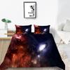Star Printing Bedding Single Double Bed Full Size 3D Microfiber Universe Printing Pillowcase and Quilt Cover 2/3 Comfortable Home Decoration
