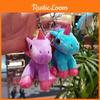 Creative Cartoon Unicorn Plush Keyring Cute Doll Backpack Pendant For Children