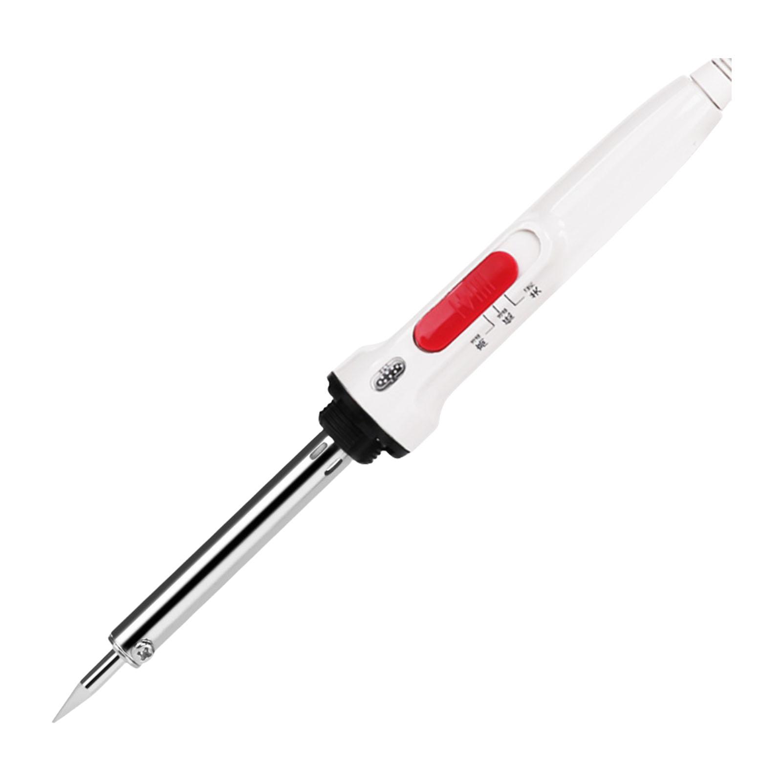 

60W Electric Solder Iron Double 200℃ 450℃ Switchable Temperature Fast Heating Ergonomic Design For Electronics Fixing 1