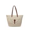 Woven Bag Women's New Fashion and Leisure Large-capacity Straw Bag Seaside Vacation Shoulder Tote Bag
