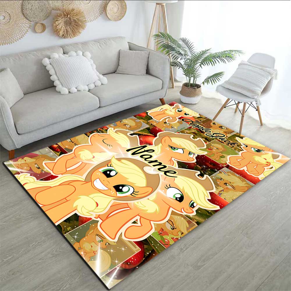 Little Pony (17) Customize your name rug, office chair cushion, home bedroom living room gift.