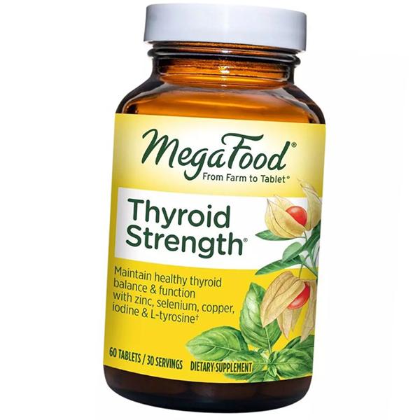 

Thyroid Support, Thyroid Strength, Mega Food 60 tabs (36343043) 60tab