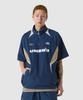 Umbro Hbl Bloke Short Sleeve Stand Neck Anorak Navy (Uq223Cwt52) (B Type)