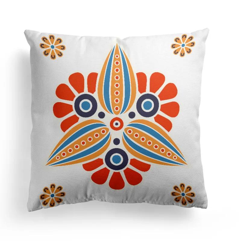 Creative Modern Ethnic Geometry Pillowcase Simple Black/White Sofa Cushion Case Hot Nordic Livingroom Bedroom Decorative Pillows