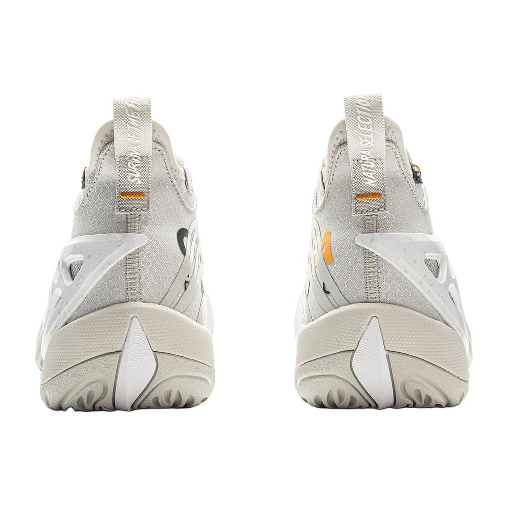 Li Ning BadFive Air 1 Super Basketball Shoes Men's Mid top Waterdrop Gray ABFV037-7