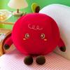 Pomegranate Plush Redskinned Toy Smiling Fruitshaped Stuffed Doll Gift Girls