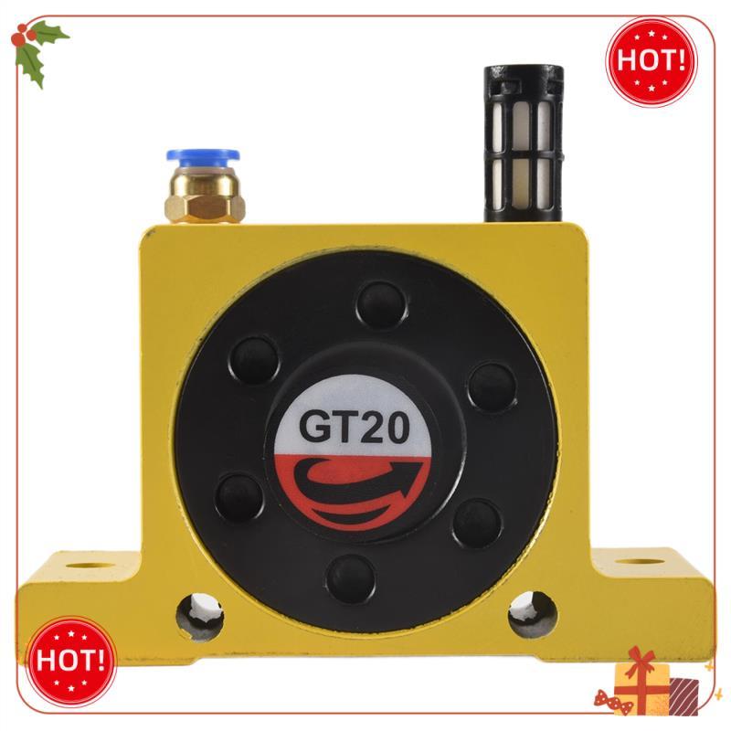 Durable-Pneumatic Turbine Vibrators, Silent Industrial Vibrator With Free Muffler For Hopper, Yellow