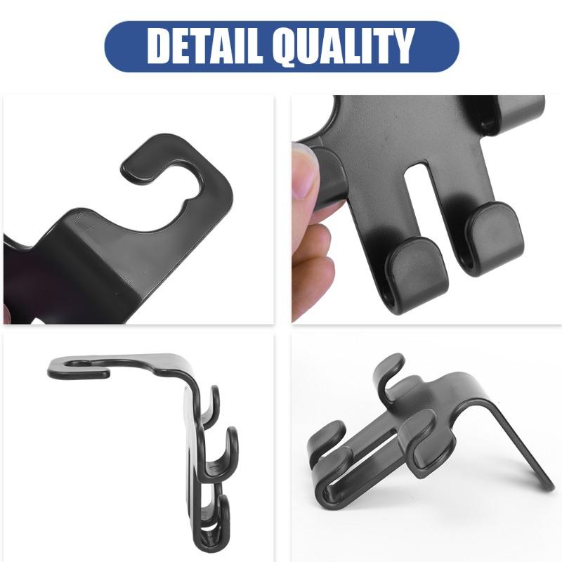 Autositz Rückenlehnenhaken Universal Multifunktional Drehbar Versteckter Aufbewahrungshalter Haken Hohe Tragfähigkeit Auto Hängehalter Haken