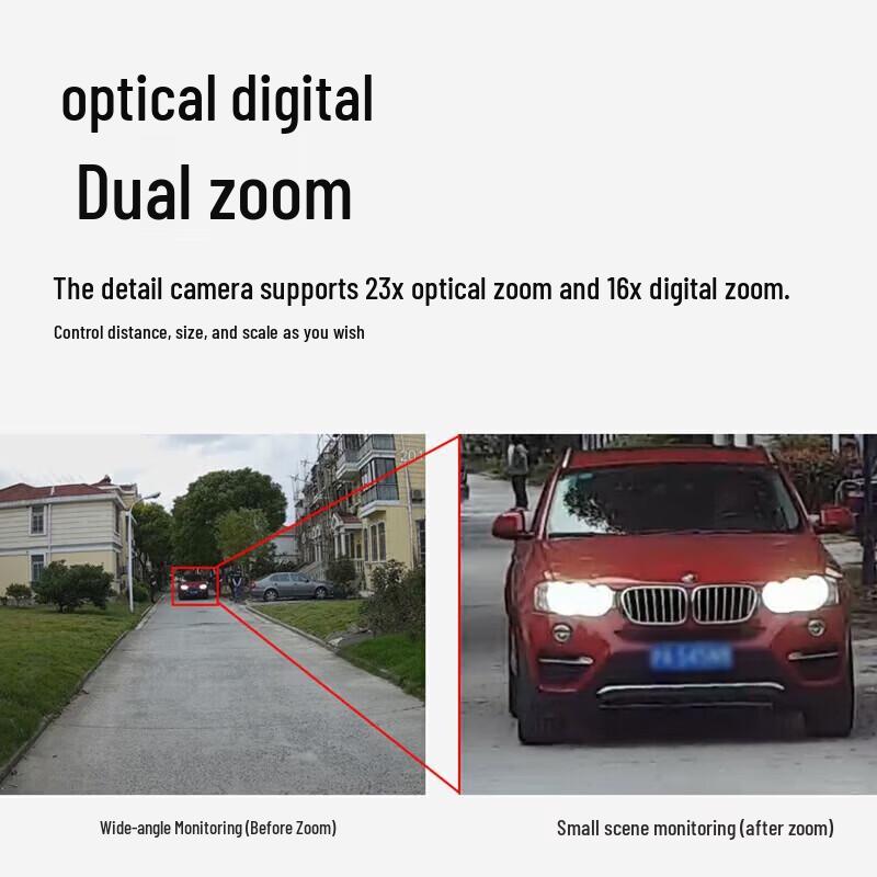 Dahua 4-inch Network PTZ Camera, 2MP+4MP, 23x Zoom CN Plug (adapter Included)