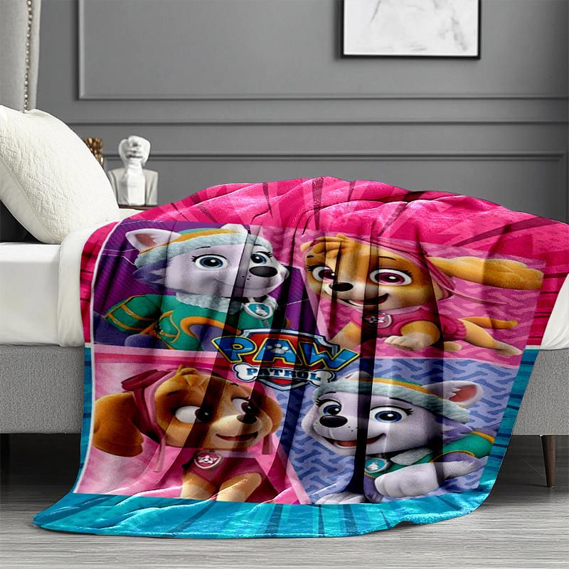 PAW Patrol Print Blanket - Soft & Comfortable, for Bedroom, Travel, Sofa, Home Decoration - Birthday Christmas Gift for Friend