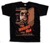 The Invisible Man BLACK Horror Movie Poster T-Shirt Black Vintage Scary All Sizes S-5XL