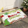 Grinch Christmas Doormat Non-Slip Floor Mat Entryway Hallway Living Room Holiday Decor Square Washable Rug