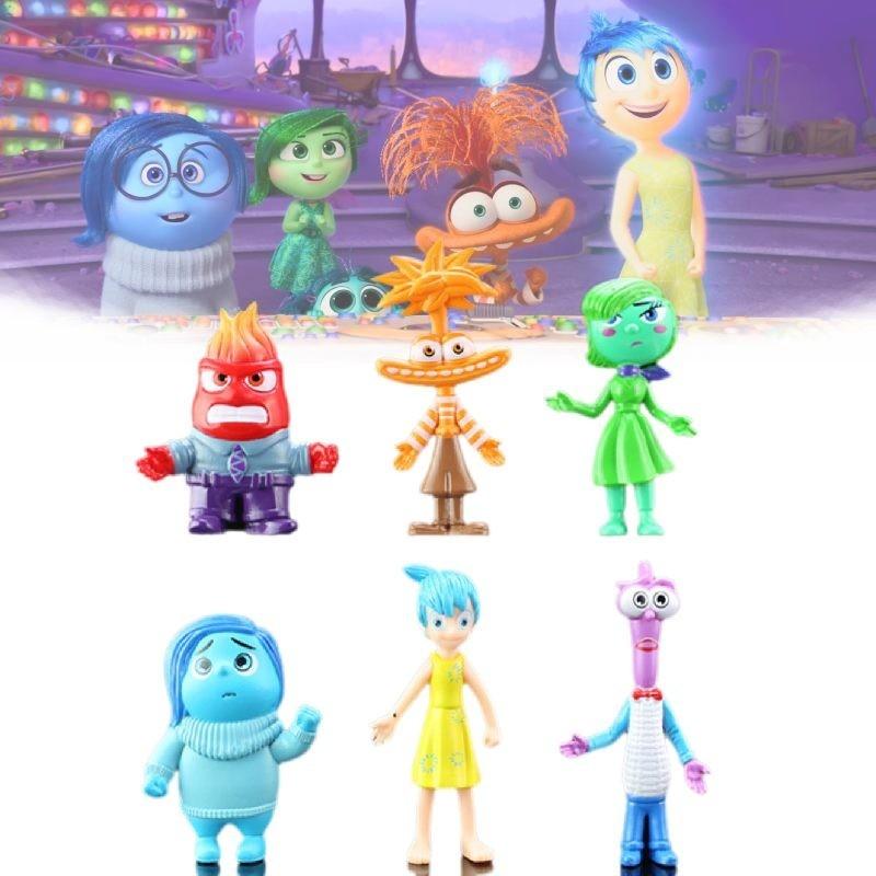 Cute Cartoon Brainy Team Action Figures Toy Model Car Decor Ornament Pvc Diy Display