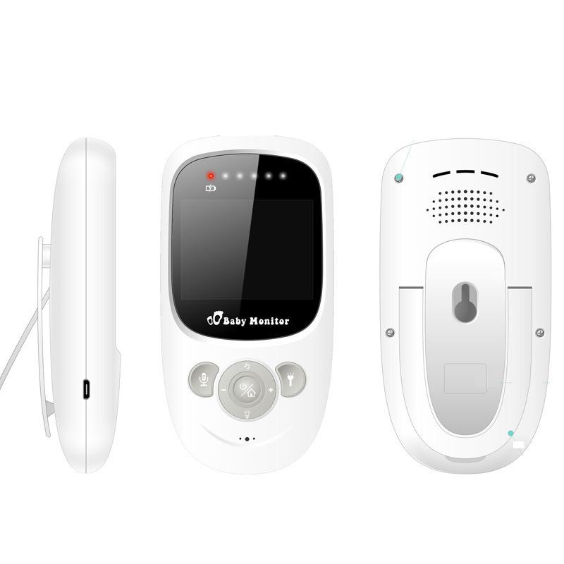 2.4-Inch Wireless Digital Baby Monitor with Temperature, Music, and Voice Control