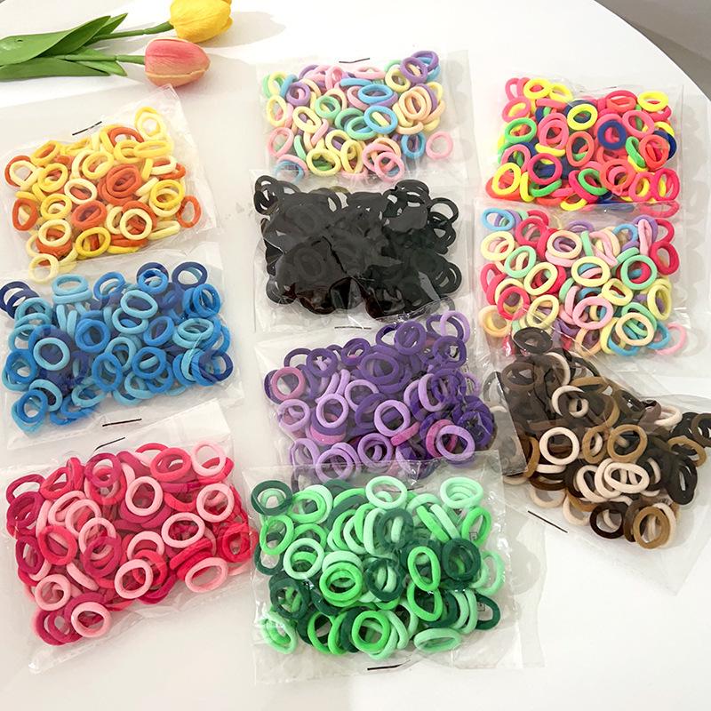 Children's Colorful Hair Accessories: Hair Ties, Towel Rings, Headbands, Rubber Bands, Thumb Rings. Ideal for street stalls and hot selling items.