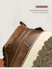 Men's Retro High-Top Leather Martin Boots - Winter Warmth, Thick Sole, Height Increasing, British Style for Autumn Trend.