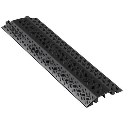 Drop Over Cable Cover, 7,938 kg/Axle Load Capacity, Heavy Duty Cable Hose Protector Ramp, Floor Cord Cover, for High Walking Traffic Areas, Indoor,